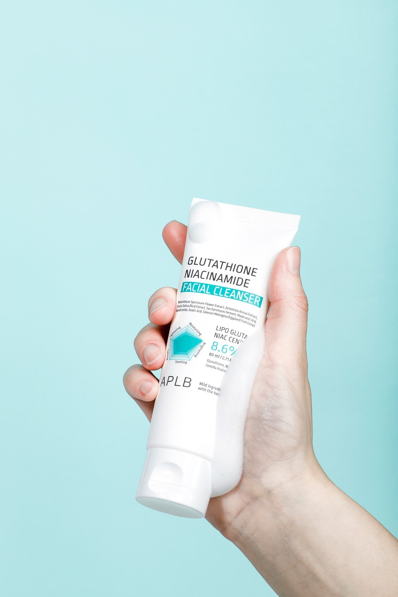 Čistilec za obraz Glutathione Niacinamide APLB