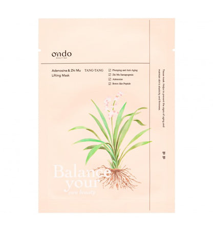 Adenozin in Zhi Mu lifting maska Tang-Tang ONDO BEAUTY 36.5