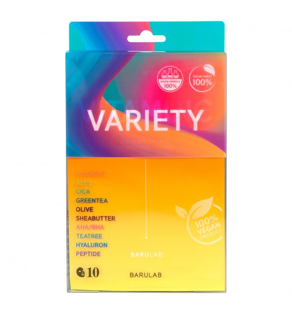Komplet veganskih mask za obraz BARULAB